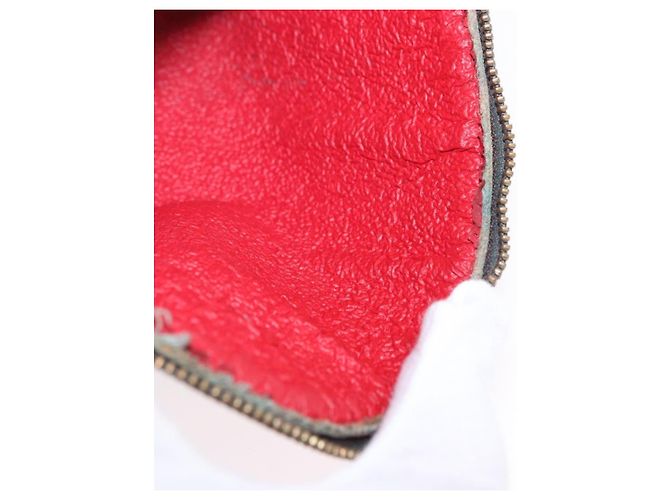 LOUIS VUITTON Damier Ebene Pochette Cosmetic PM Pochette N47516 LV Auth BA13777 - vista 11