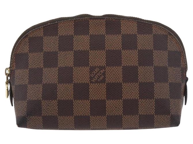 LOUIS VUITTON Damier Ebene Pochette Cosmetic PM Pochette N47516 LV Auth BA13777 - vista 13