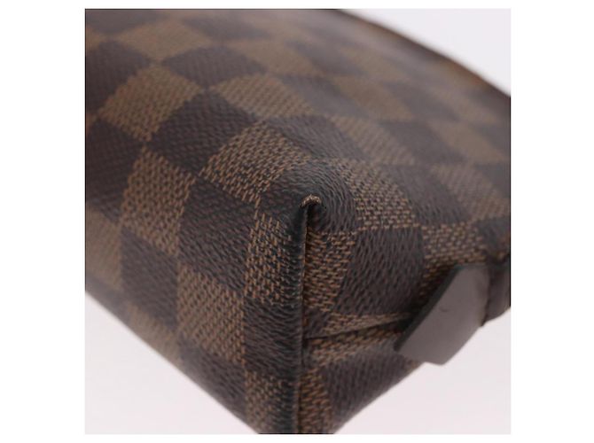 LOUIS VUITTON Damier Ebene Pochette Cosmetic PM Pochette N47516 LV Auth BA13777 - vista 14
