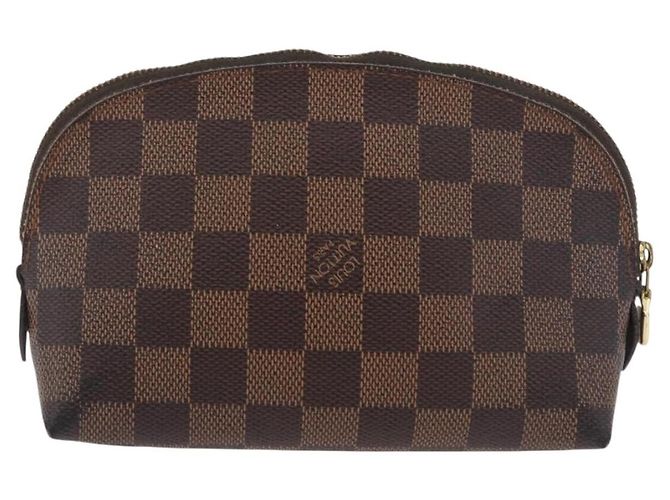 LOUIS VUITTON Damier Ebene Pochette Cosmetic PM Pochette N47516 LV Auth BA13777 - vista 2