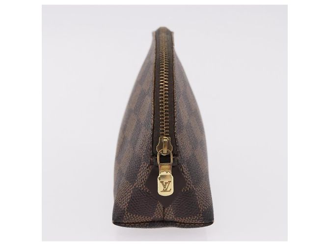 LOUIS VUITTON Damier Ebene Pochette Cosmetic PM Pochette N47516 LV Auth BA13777 - vista 4