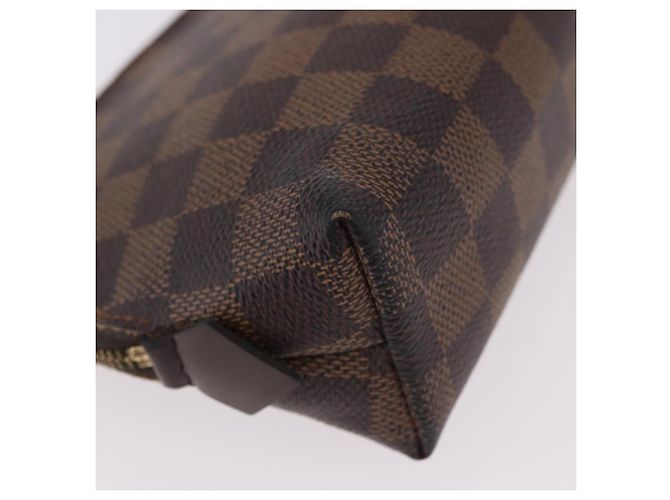 LOUIS VUITTON Damier Ebene Pochette Cosmetic PM Pochette N47516 LV Auth BA13777 - vista 7