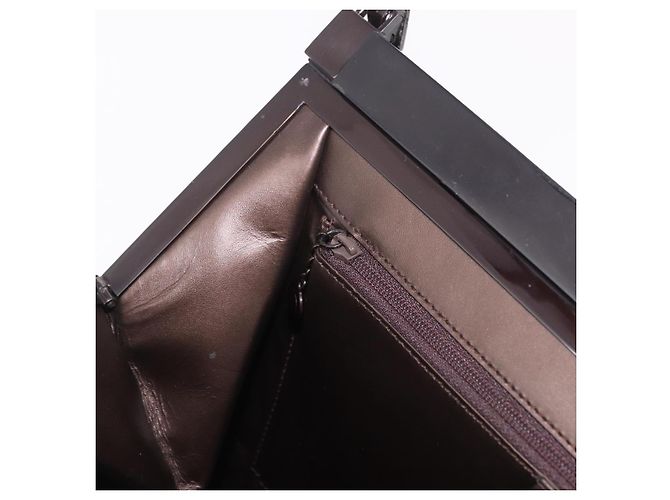 Borsa a Spalla GUCCI in Pelle Marrone 004 0406 0492 Auth 186696 - vista 19