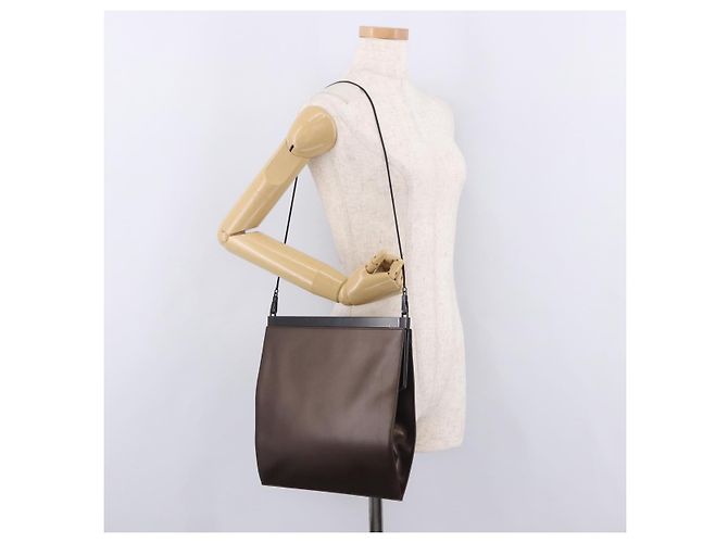 Borsa a Spalla GUCCI in Pelle Marrone 004 0406 0492 Auth 186696 - vista 22