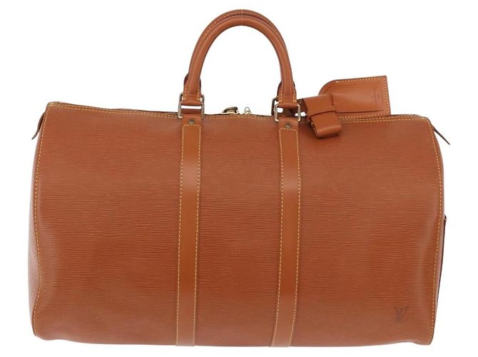 LOUIS VUITTON Epi Keepall 45 Boston Bag Marrone M42978 LV Auth 190098SAV - vista 2