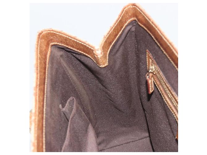 Borsa a mano GUCCI GG Canvas Beige Oro 120895 Auth mr2703 D'oro - vista 18