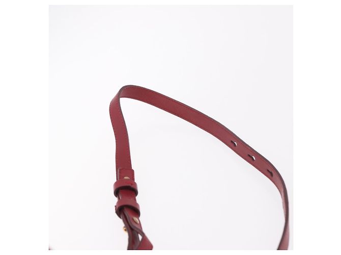 Chloé Borsa Chloe Etel in Pelle 2way Rosso Oro Auth 186692 D'oro - vista 10