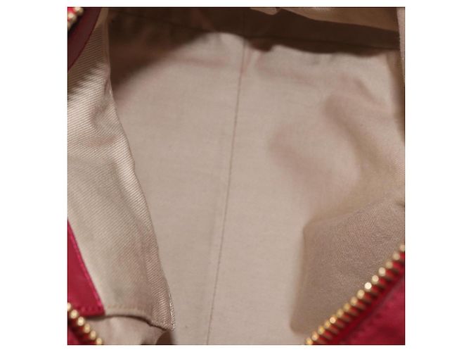 Chloé Borsa Chloe Etel in Pelle 2way Rosso Oro Auth 186692 D'oro - vista 20