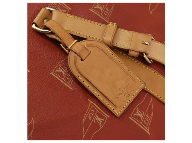 LOUIS VUITTON LV Cup Kabul Boston Bag Rosso M80020 LV Auth 190139 - vista 19
