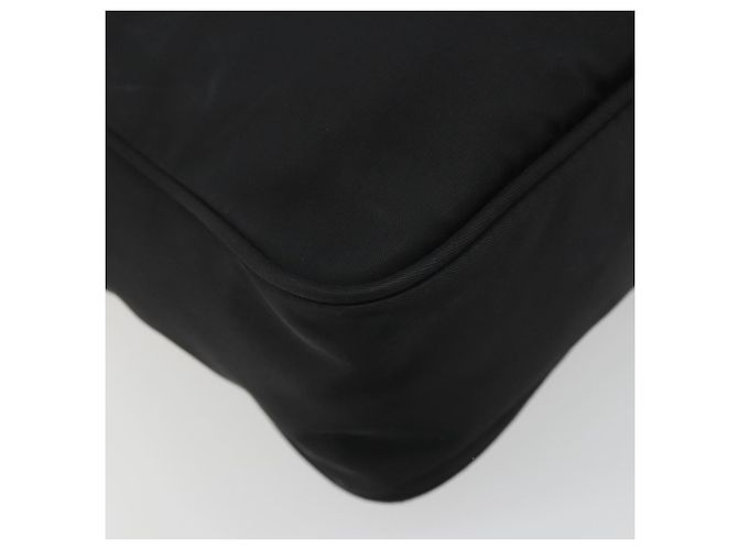Borsa a tracolla PRADA Nylon Nero Argento Auth mr2725A - vista 13