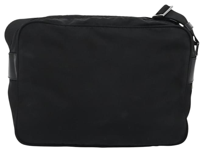 Borsa a tracolla PRADA Nylon Nero Argento Auth mr2725A - vista 3