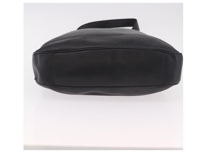 Borsa a Spalla GUCCI Bamboo in Pelle 2way Nero Oro 001 3444 1577 Auth 189938 D'oro - vista 11