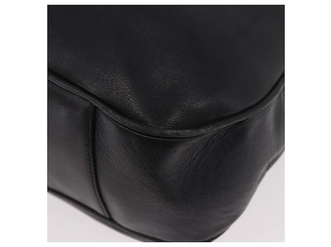 Borsa a Spalla GUCCI Bamboo in Pelle 2way Nero Oro 001 3444 1577 Auth 189938 D'oro - vista 15