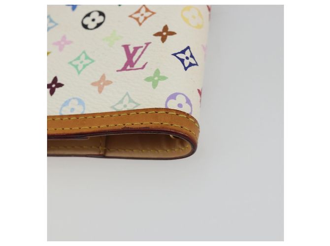 LOUIS VUITTON Monogram Multicolor Agenda PM White R20896 LV Auth BA14021 Bianco - vista 10