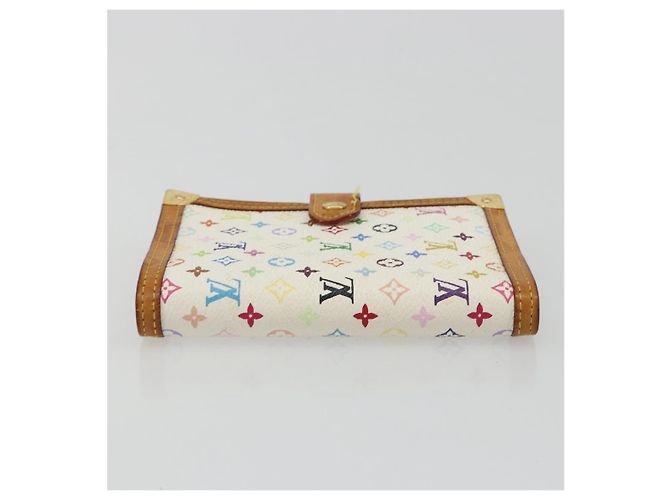 LOUIS VUITTON Monogram Multicolor Agenda PM White R20896 LV Auth BA14021 Bianco - vista 5