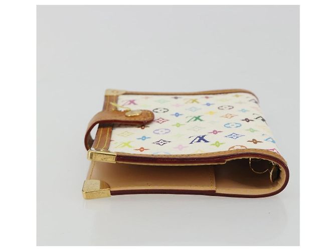LOUIS VUITTON Monogram Multicolor Agenda PM White R20896 LV Auth BA14021 Bianco - vista 6