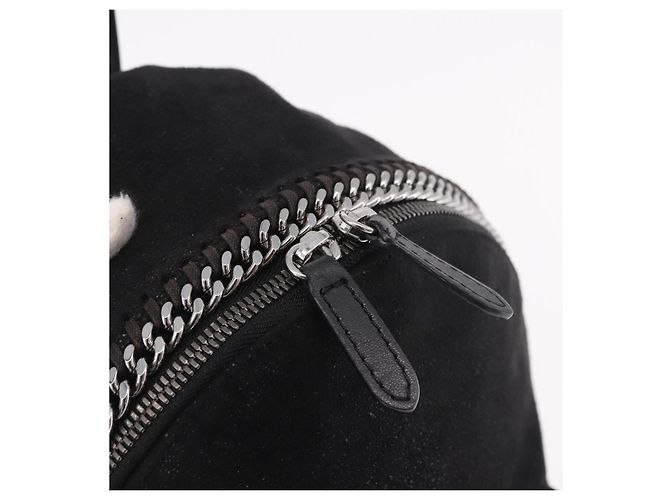 Autre Marque Rucksack Stella MacCartney Polyester Schwarz Silber Auth bs35920 - Ansicht 17