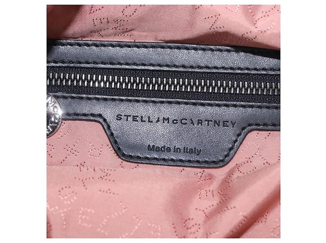 Autre Marque Rucksack Stella MacCartney Polyester Schwarz Silber Auth bs35920 - Ansicht 18