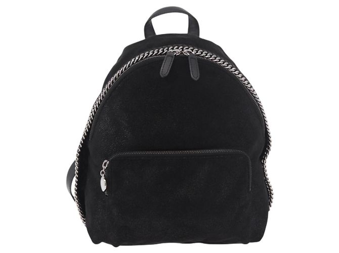 Autre Marque Rucksack Stella MacCartney Polyester Schwarz Silber Auth bs35920 - Ansicht 2