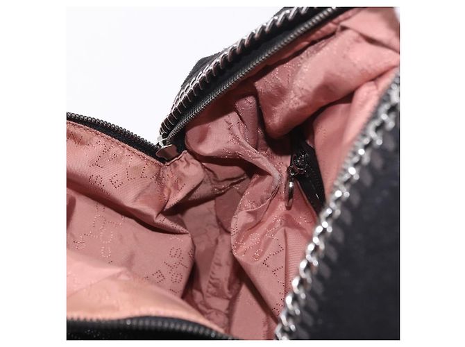 Autre Marque Rucksack Stella MacCartney Polyester Schwarz Silber Auth bs35920 - Ansicht 21