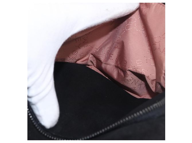 Autre Marque Rucksack Stella MacCartney Polyester Schwarz Silber Auth bs35920 - Ansicht 22