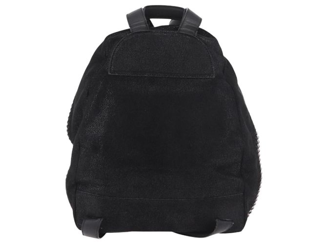 Autre Marque Rucksack Stella MacCartney Polyester Schwarz Silber Auth bs35920 - Ansicht 3