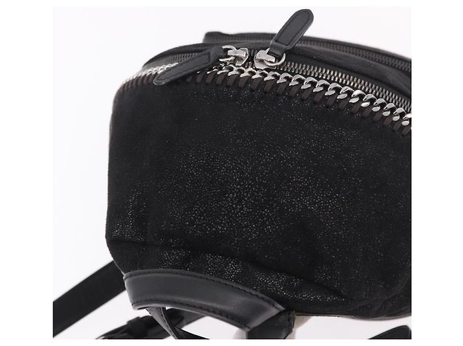 Autre Marque Rucksack Stella MacCartney Polyester Schwarz Silber Auth bs35920 - Ansicht 6