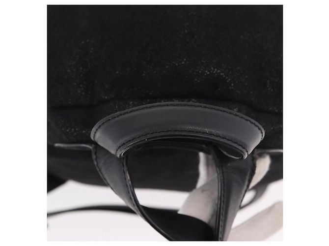 Autre Marque Rucksack Stella MacCartney Polyester Schwarz Silber Auth bs35920 - Ansicht 7