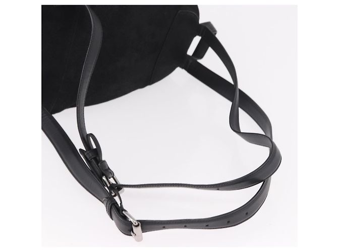 Autre Marque Rucksack Stella MacCartney Polyester Schwarz Silber Auth bs35920 - Ansicht 9