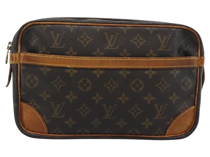 LOUIS VUITTON Clutch Monogram Compiegne 28 M51845 LV Auth 190436 Monogramma - vista 13