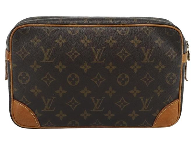 LOUIS VUITTON Clutch Monogram Compiegne 28 M51845 LV Auth 190436 Monogramma - vista 2