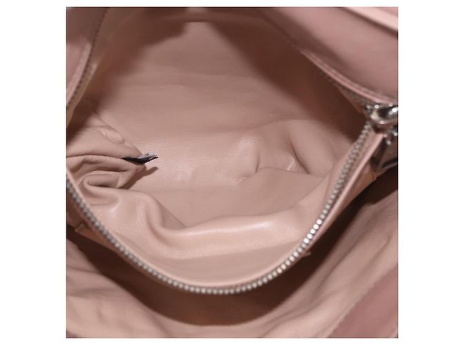 Borsa a Spalla con Catena PRADA in Pelle Rosa Argento Auth gh2200A - vista 29