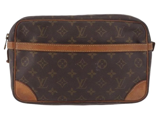 LOUIS VUITTON Clutch Monogram Compiegne 28 M51845 LV Auth 191045 Monogramma - vista 13