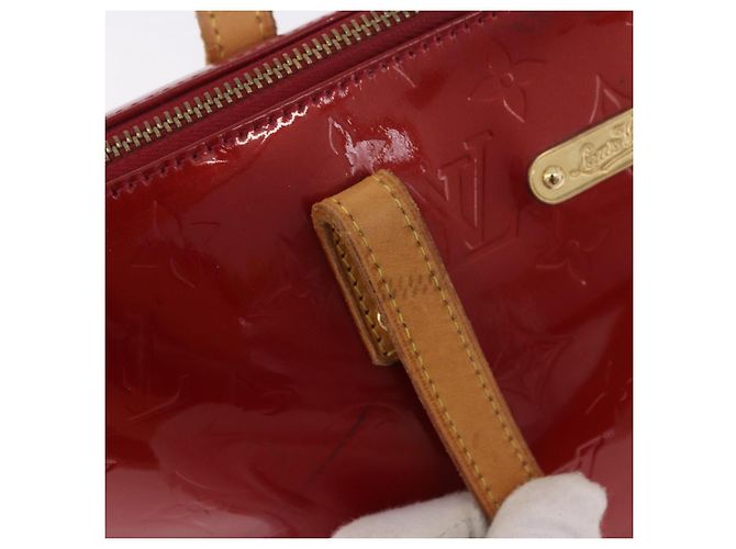 LOUIS VUITTON Bolso Vernis Bellevue PM Pomme D'amour M93583 LV Auth ka5098 Roja - vista 10