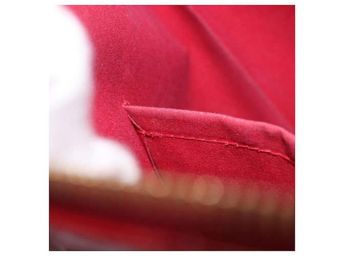 LOUIS VUITTON Bolso Vernis Bellevue PM Pomme D'amour M93583 LV Auth ka5098 Roja - vista 12