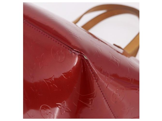 LOUIS VUITTON Bolso Vernis Bellevue PM Pomme D'amour M93583 LV Auth ka5098 Roja - vista 18