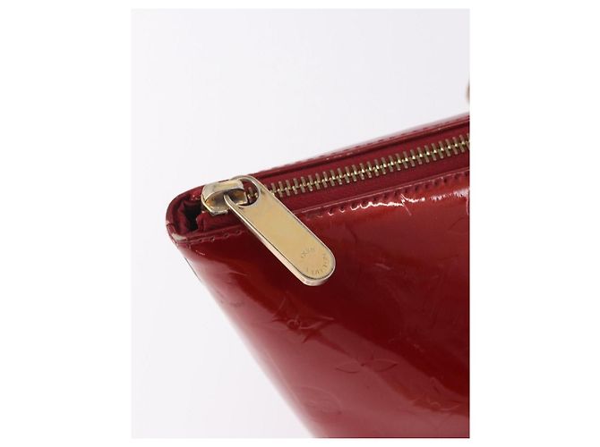 LOUIS VUITTON Bolso Vernis Bellevue PM Pomme D'amour M93583 LV Auth ka5098 Roja - vista 19