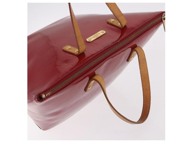 LOUIS VUITTON Bolso Vernis Bellevue PM Pomme D'amour M93583 LV Auth ka5098 Roja - vista 7