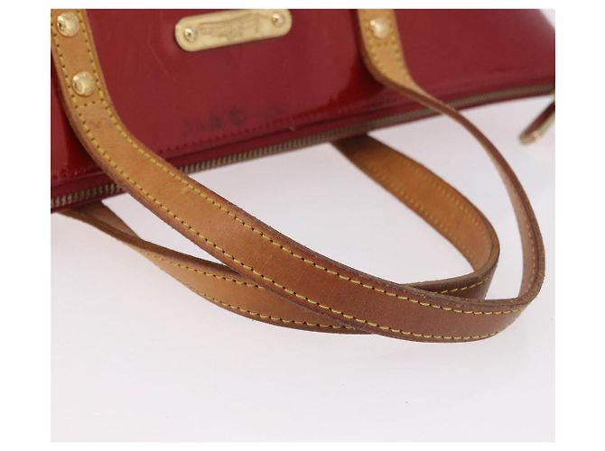 LOUIS VUITTON Bolso Vernis Bellevue PM Pomme D'amour M93583 LV Auth ka5098 Roja - vista 8