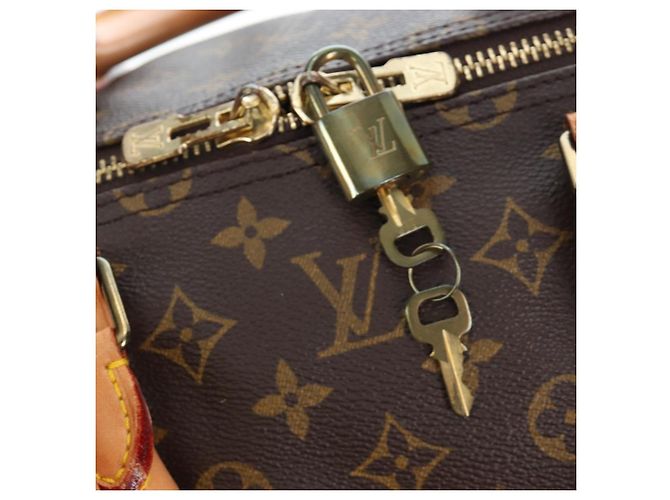 LOUIS VUITTON Monogram Keepall 55 Boston Bag M41424 LV Auth 189276V Monogramma - vista 23