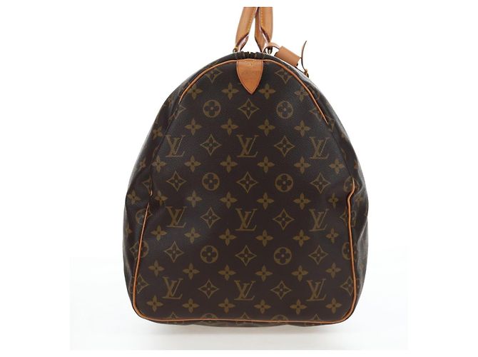 LOUIS VUITTON Monogram Keepall 55 Boston Bag M41424 LV Auth 189276V Monogramma - vista 4