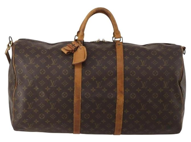 LOUIS VUITTON Monogram Keepall Bandouliere 60 Boston Bag M41412 LV Auth 190782 Monogramma - vista 13