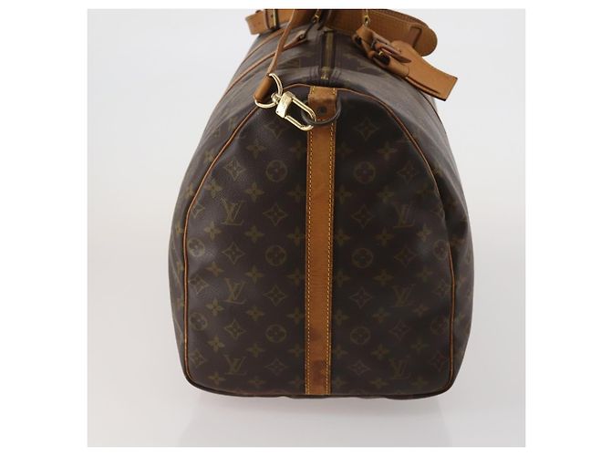 LOUIS VUITTON Monogram Keepall Bandouliere 60 Boston Bag M41412 LV Auth 190782 Monogramma - vista 4