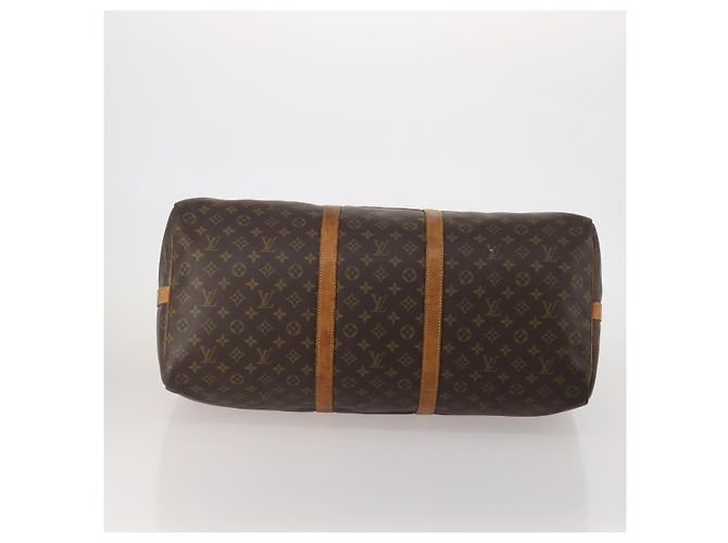 LOUIS VUITTON Monogram Keepall Bandouliere 60 Boston Bag M41412 LV Auth 190782 Monogramma - vista 5