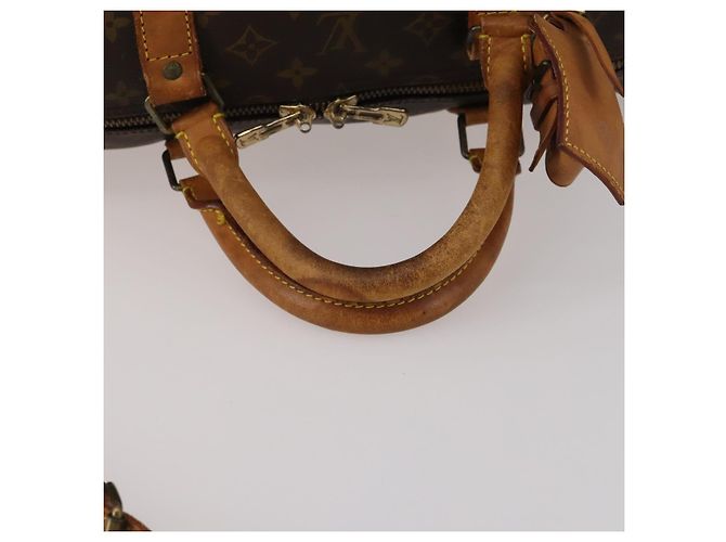 LOUIS VUITTON Monogram Keepall Bandouliere 60 Boston Bag M41412 LV Auth 190782 Monogramma - vista 8