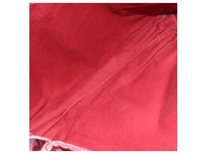 Hermès Borsa a tracolla HERMES Bathas in tela rossa argento mr2683 Rosso - vista 17