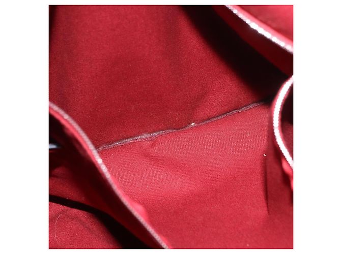 Hermès Borsa a tracolla HERMES Bathas in tela rossa argento mr2683 Rosso - vista 21
