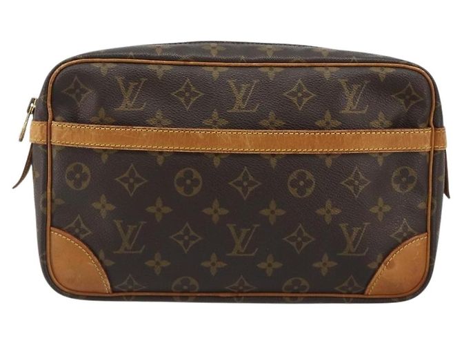 LOUIS VUITTON Monogram Compiegne 28 Clutch Bag M51845 LV Auth ar13985 Monogramma - vista 13