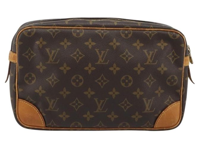 LOUIS VUITTON Monogram Compiegne 28 Clutch Bag M51845 LV Auth ar13985 Monogramma - vista 2