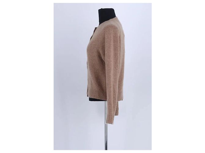 Eric Bompard Cardigã cor caramelo - vista 3
